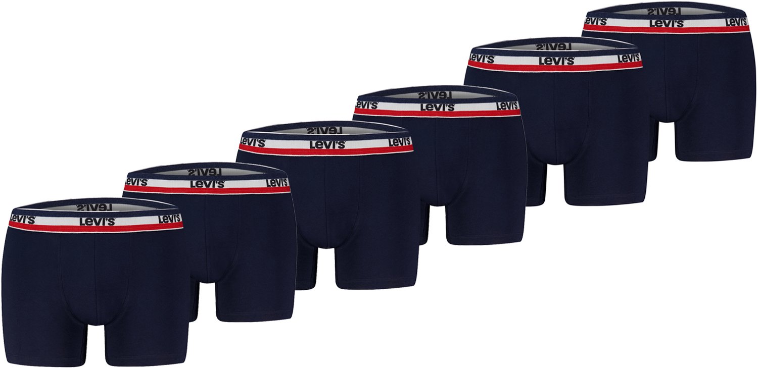 Pack of 6 men's Levis REPEAT LOGO SPW BOXER boxer shorts underwear pants