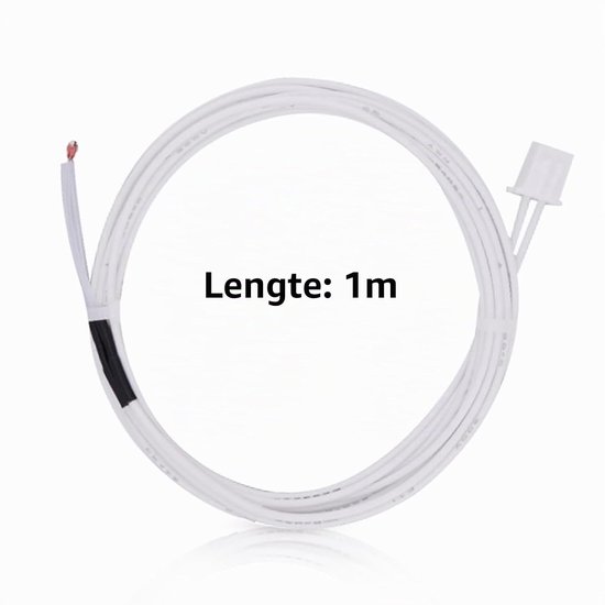 5 stuks Ender 3 Thermistor 1M/39inches NTC 3950 100K Thermistor Temp Sensor voor Creality Ender 3, Ender 3 Pro, Ender 3 Neo, Voxelab Aquila 3D Printer 2Pin XH2.54 — afbeelding 3