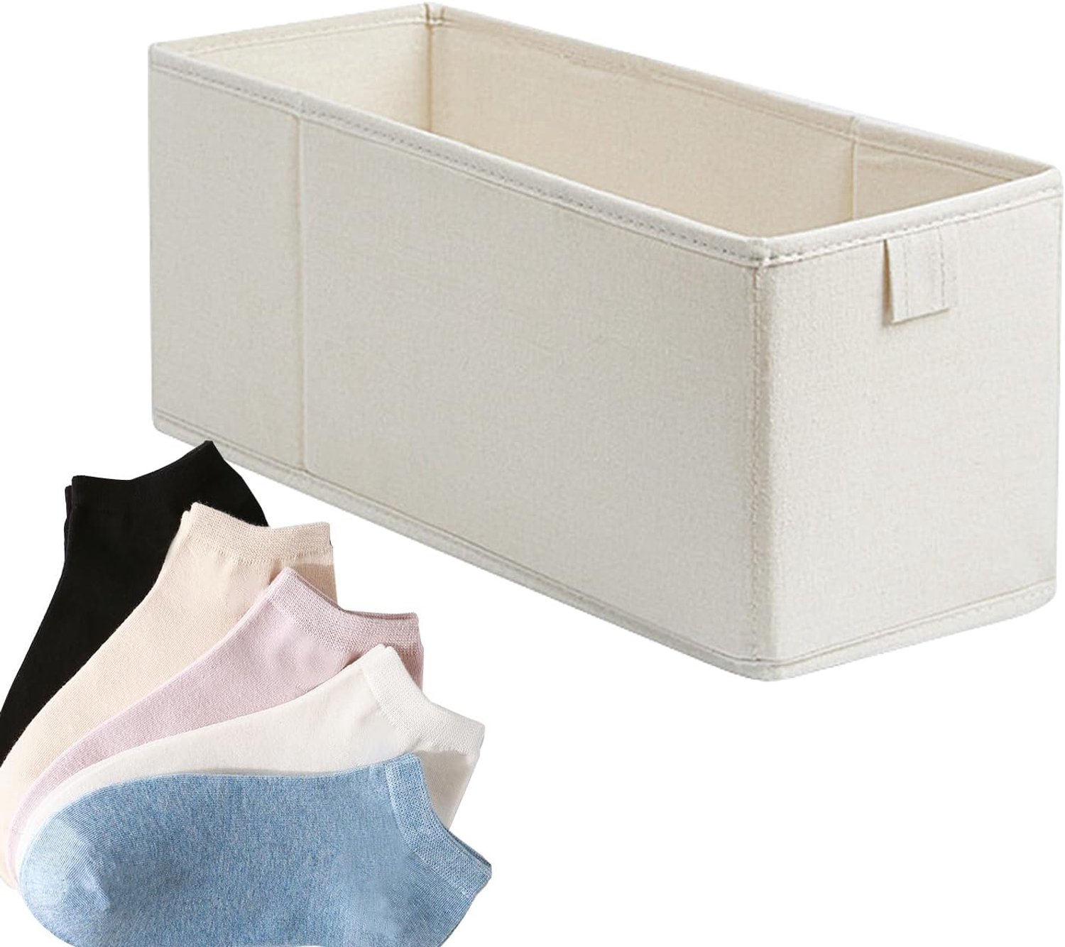 Slim Organizer – opbergdozen voor ben van stof, compacte sokkenhouder voor