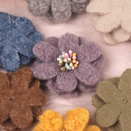 50 stuks kleine kunstmatige bloemhoofden bruiloft woondecoratie accessoires 4 cm bloemhoofden esthetische faux bloemen decor ambachten, geel — afbeelding 2