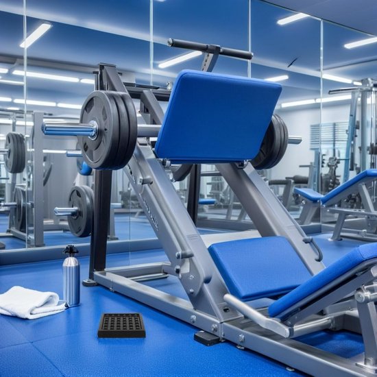 4 Stuks Delige Antislip Rubberen Treadmill Matten voor Geluidsreductie Vloerbescherming Schokabsorberende Fitnessapparaat Pads voor Loopband Hometrainer onder Gebruik — afbeelding 4