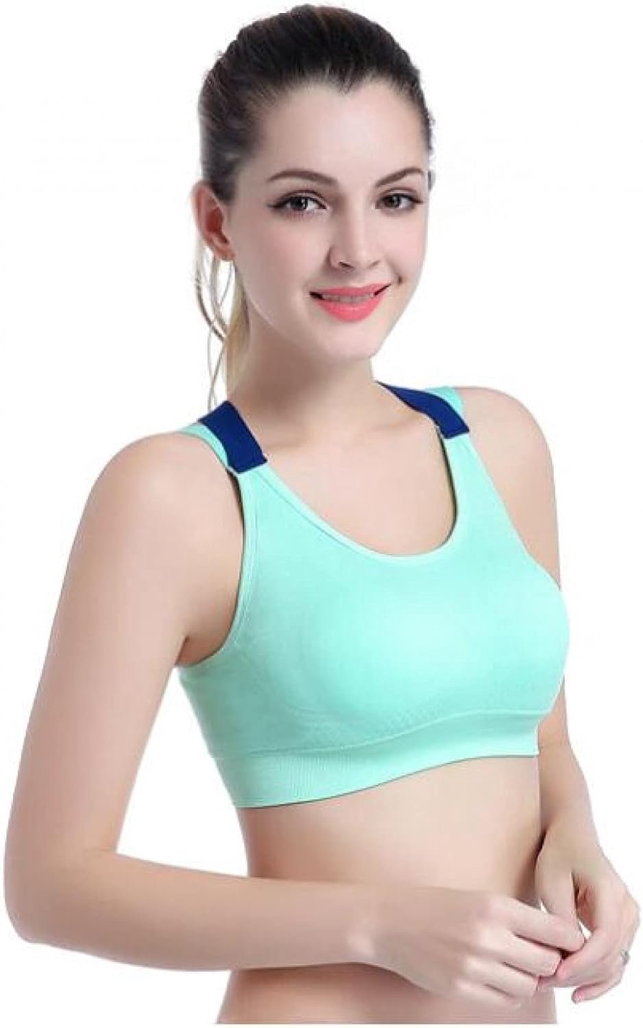 Mooie Push Up Sport BH Xl Voor Vrouwen Kruisbanden Draadloze Gewatteerde Comfortabele Gym BH Yoga Ondergoed Actieve Slijtage Workout Fitness Top