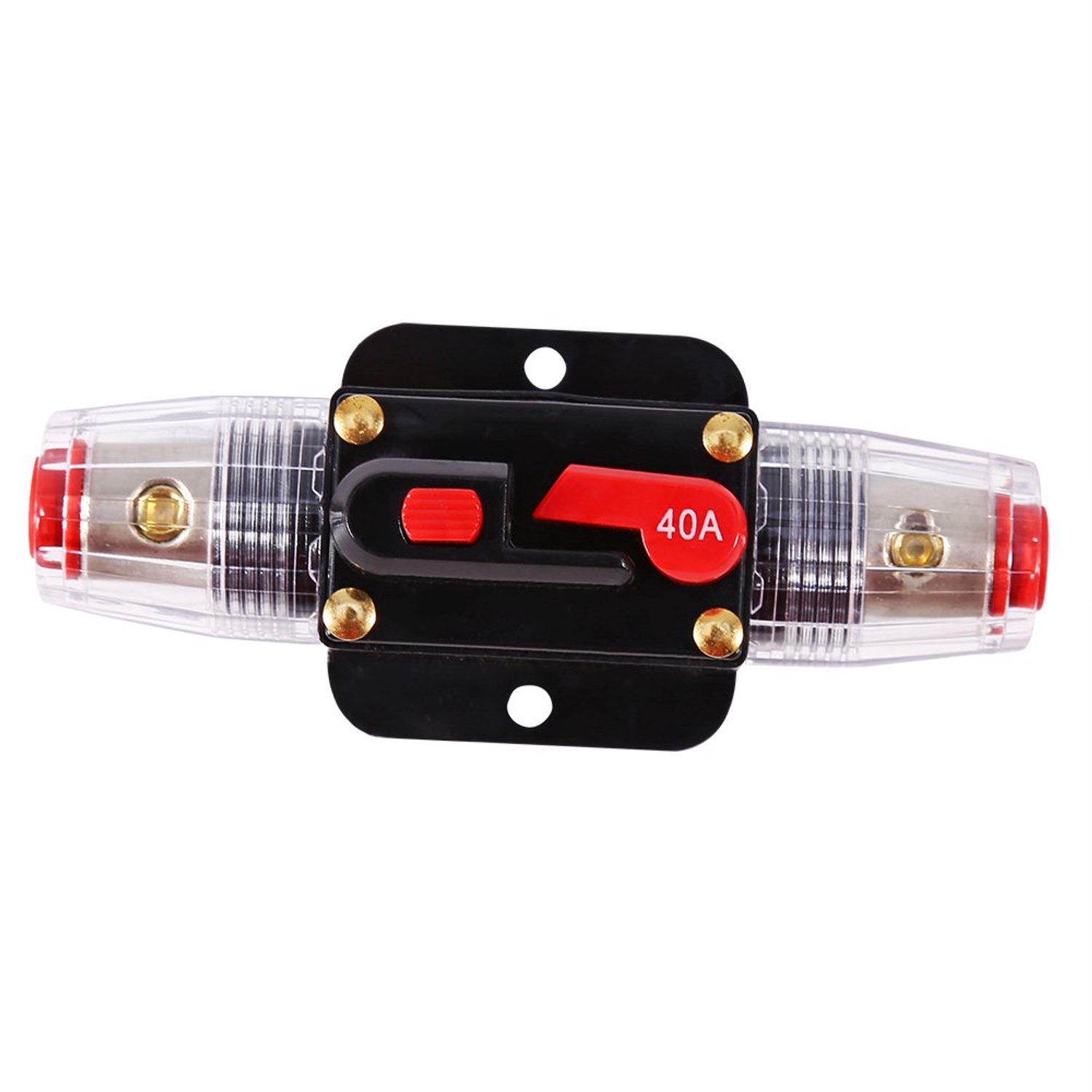 Circuit Breaker, 1pc 12V DC Reset 40A for Circuit of Car Stereo or Large Car Electric Appliance, Rresettable Breaker
