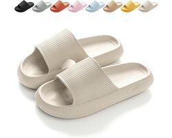 Calish Badschoenen voor dames en heren, Cozislides, originele slippers, Cloudyzz slippers, wolk, antislip, voor in de zomer en voor binnen en buiten