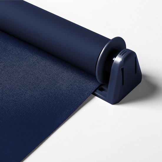Sonello Verduisterend Rolgordijn Zonder Boren 120 x 130 cm Donkerblauw — afbeelding 4