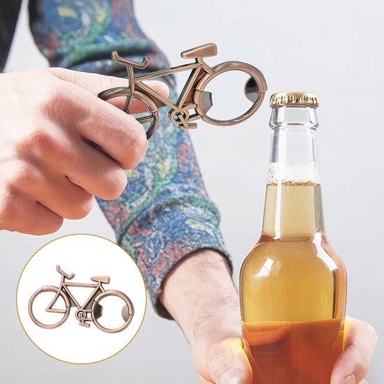 2 Stuks Vliegtuig Fiets Kurkentrekker, Retro Metalen Kurkentrekker, Multifunctionele Keuken Benodigdheden, Creatieve Geschenken Voor Mannen. — afbeelding 3