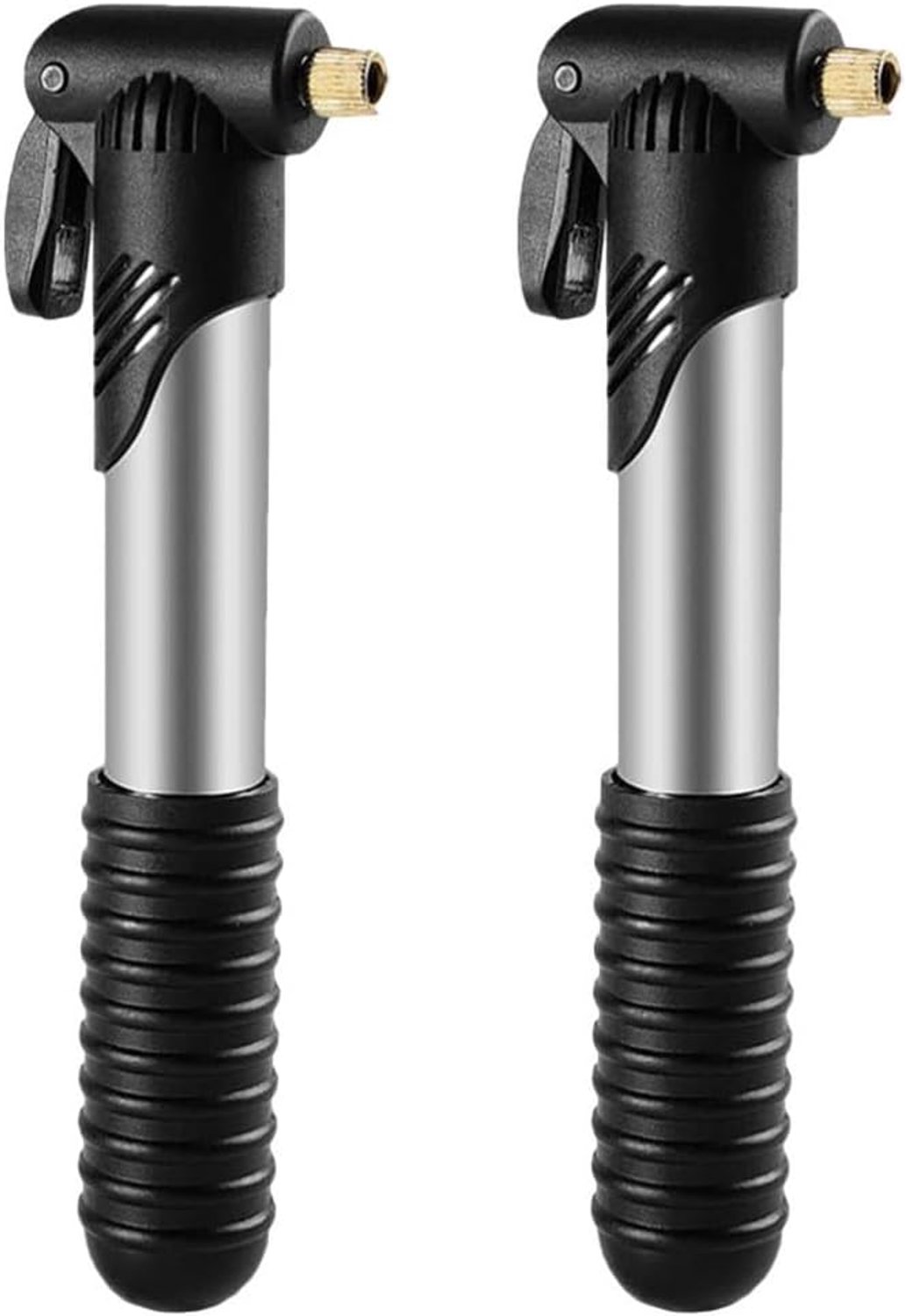 Happyyami 2stuks Compacte Handpomp Voor Fietsen Sportballen Lichtgewicht Draagbaar Voor Mountainbikes Racefietsen Basketbal Voetbal Snelle Eenvoudige Inflatie