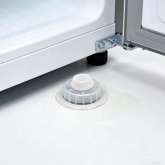 2 stuks diepvriesafvoerpluggen: rubberen plug voor vriezer - afdichting voor ontdooiafvoer van koelkast - ronde mini-koelkastaccessoires ter voorkoming van lekkage — afbeelding 2