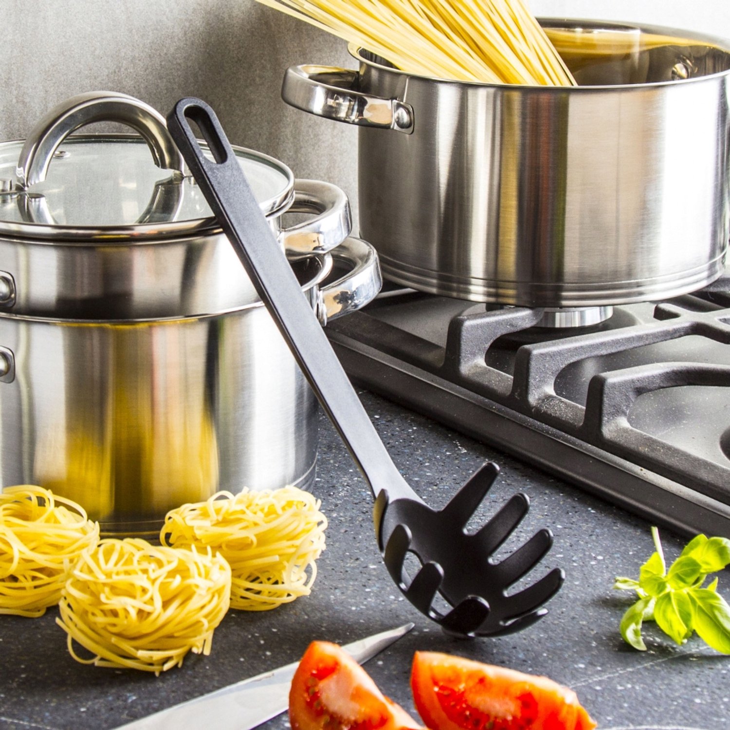Plast Team Nylon Spaghetti Lepel - Hittebestendig & Vaatwasmachinebestendig