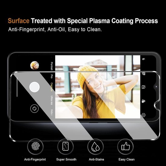 2 stuks gehard glas compatibel met OUKITEL WP62 5G schermbeschermer schokbestendig anti-kras — afbeelding 2
