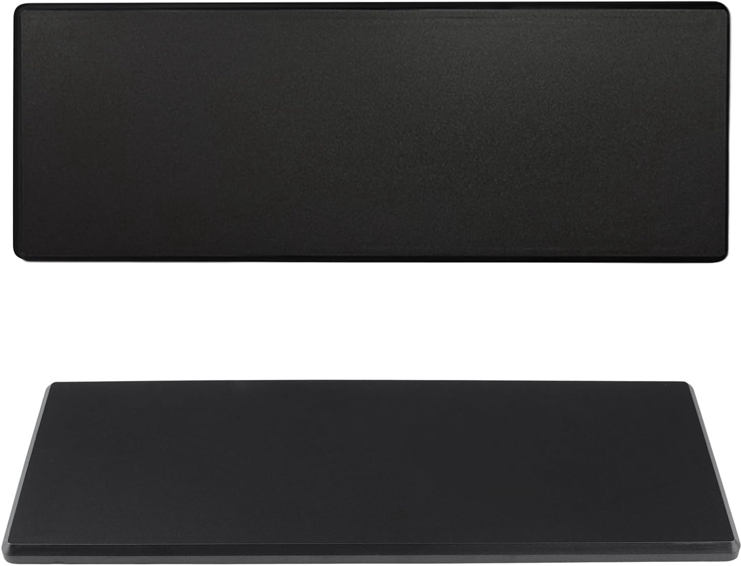 Blanco afdekplaat 2 stuks 27,2 x 9,9 cm schroefloze blanco wandplaat plastic apparaat outlet cover zelfklevende elektrische hoezen voor ongebruikte stopcontacten of schakelaars (zwart)