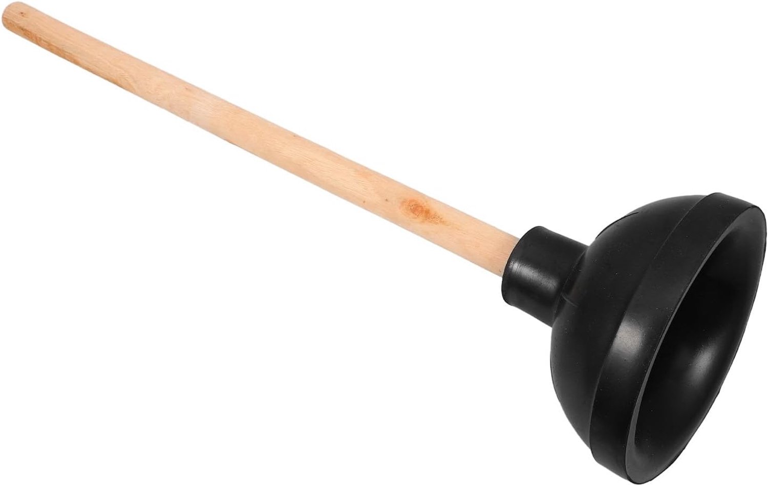 Zware Badkamer Ontstopper Stabiele Houten met Sterke Rubber voor Toilet Sink