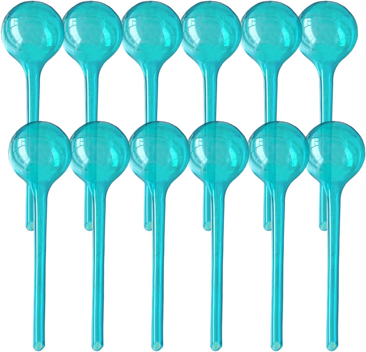 Grote planten bewaterende staken, 12 stuks bloem automatische bewateringsbollen, plastic plant bloem zelfbewaterende Aqua bollen, tuin zelfbewaterende plantenbak insert voor dagelijkse