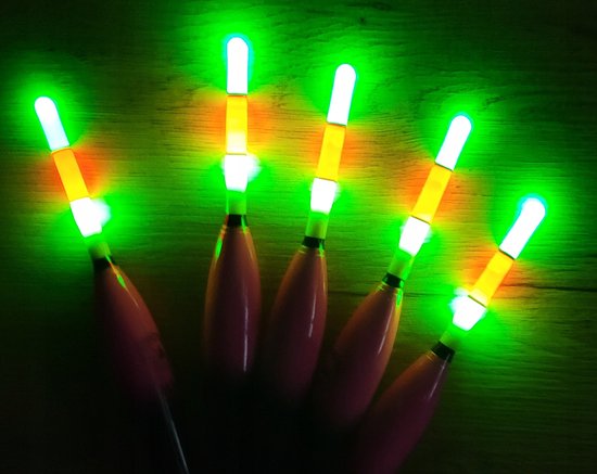 Merkloos LED Dobber 25g - Kleurwissel & Beetmelder Functie — afbeelding 2