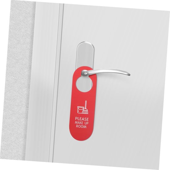 6 Stuks Deurteken beschikbaar teken niet storen deur niet storen teken Hanger van hotelkamer deurborden voor thuis dubbelzijdig bord niet storen teken niet grappig storen pvc — afbeelding 3