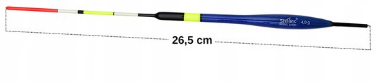 Shark Doorvoer Dobber Balsa 4,0g - 26,5cm - Perfecte Kwaliteit — afbeelding 3