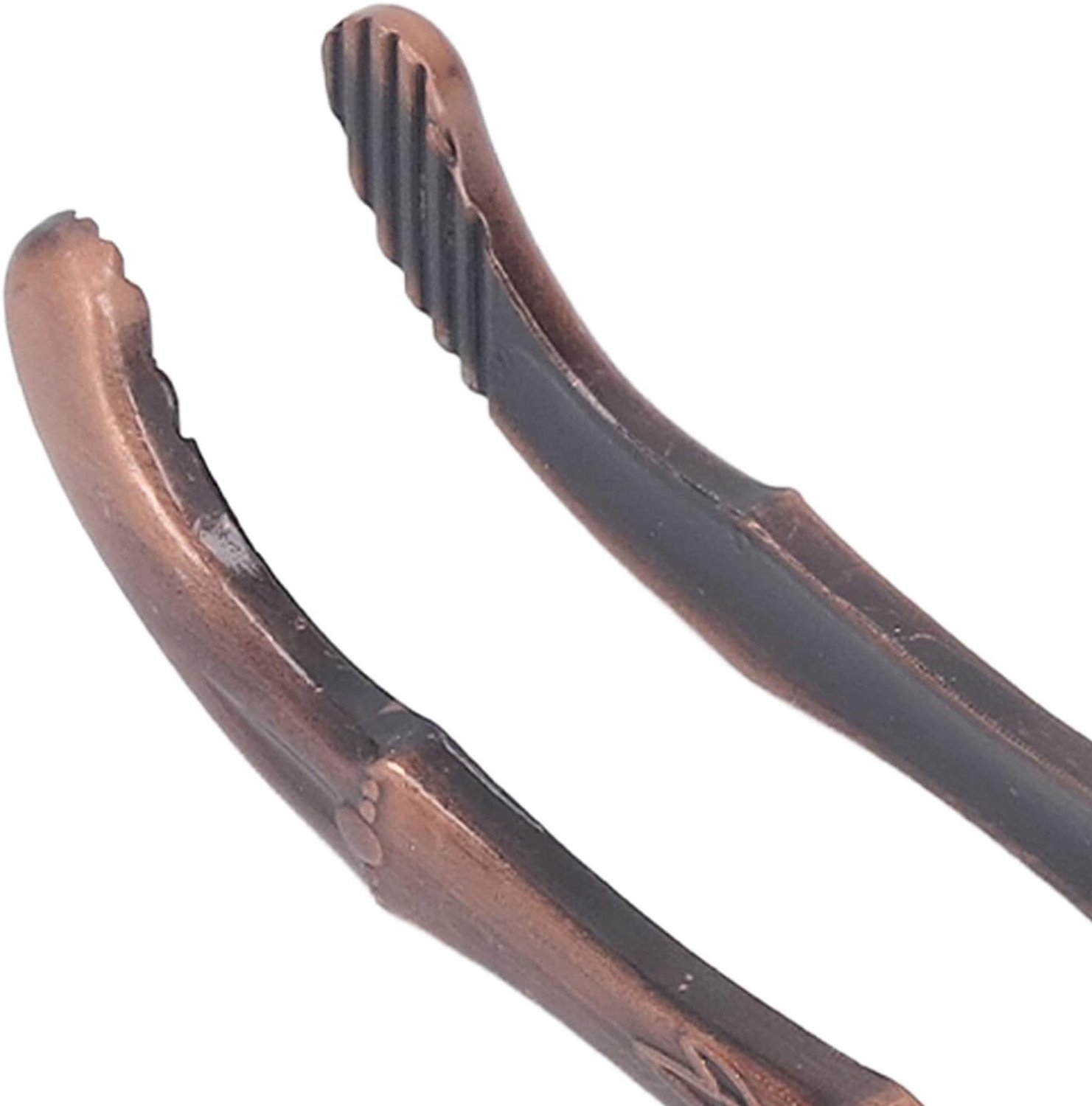 Annadue Metalen Theekop Tang voor Theeceremonie Wassen (Red Copper Color)