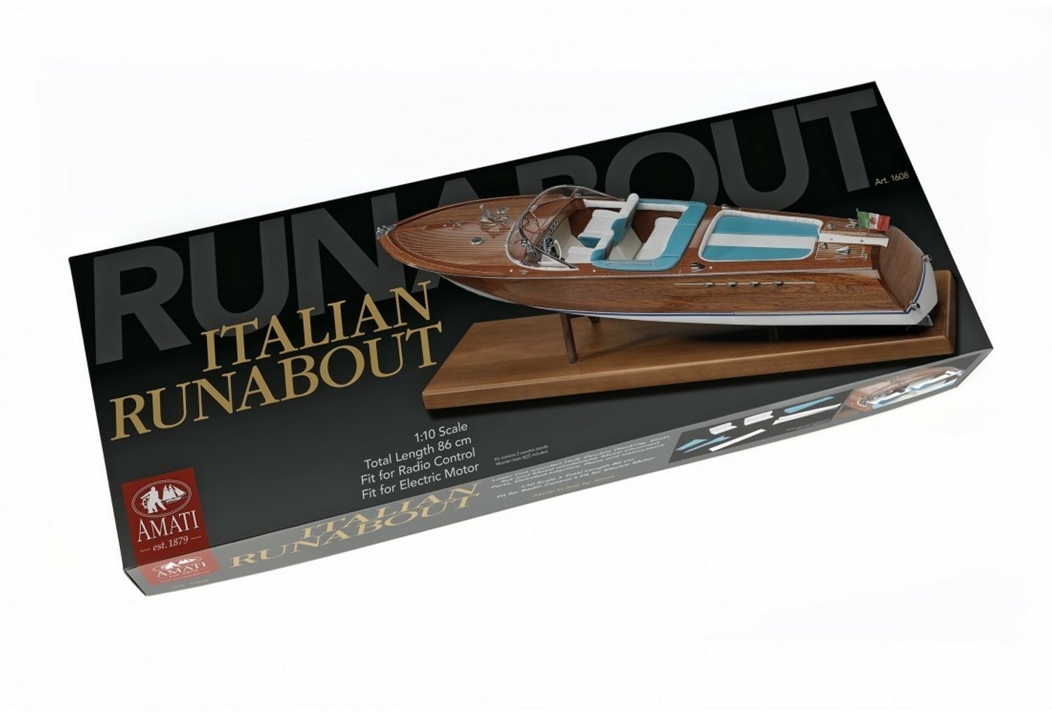 Amati Italian Runabout – Houten Scheepsmodel Bouwpakket 1/10