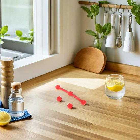 2 Stuks Magnetische Siliconen Bevestigingsclips voor Airfryer Bakpapier Hittebestendig Flexibel Gemakkelijk Te Installeren Geschikt voor Non-stick Liners — afbeelding 4