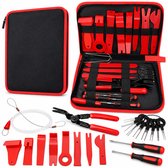 Teedz Bekleding Demontage Set 40-delig - Auto Interieur Demontage Gereedschap - Trim Removal Tool - Radio Verwijder Set - Clip Verwijderaar - Dashboard Demontage - Kunststof Panelen Toolset