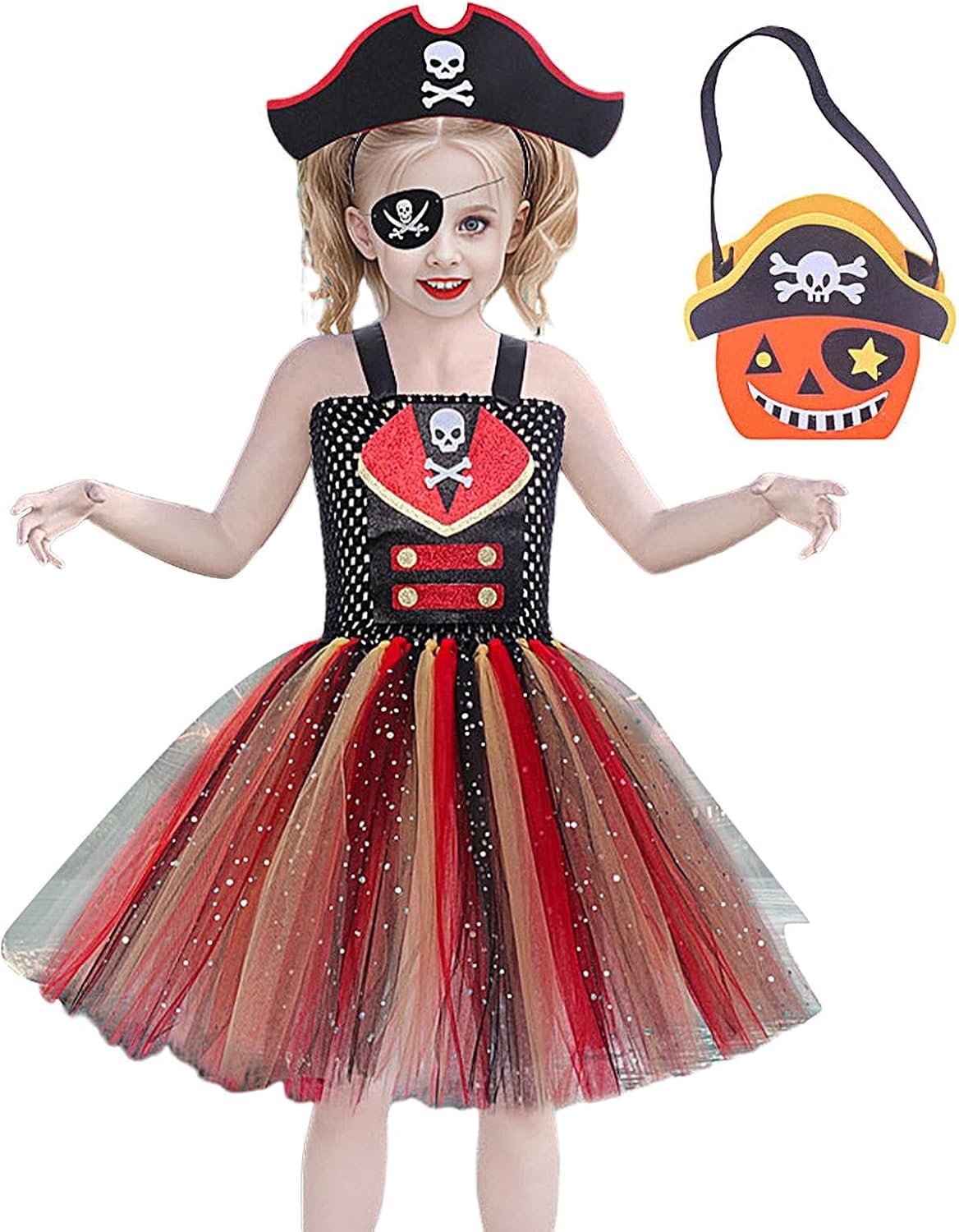 Piratenkostuum Voor Meisjes Halloween Toneelshows Verkleedoutfit