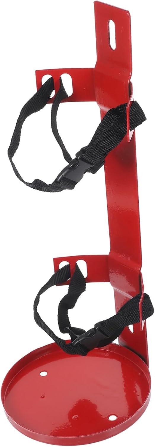 Holibanna Heavy Duty Fire Extinguisher Wall Bracket With Verstelbare Band voor Brandblussers Compacte Muurmontage Houder met Sterke Draagkracht Universele Compatibiliteit