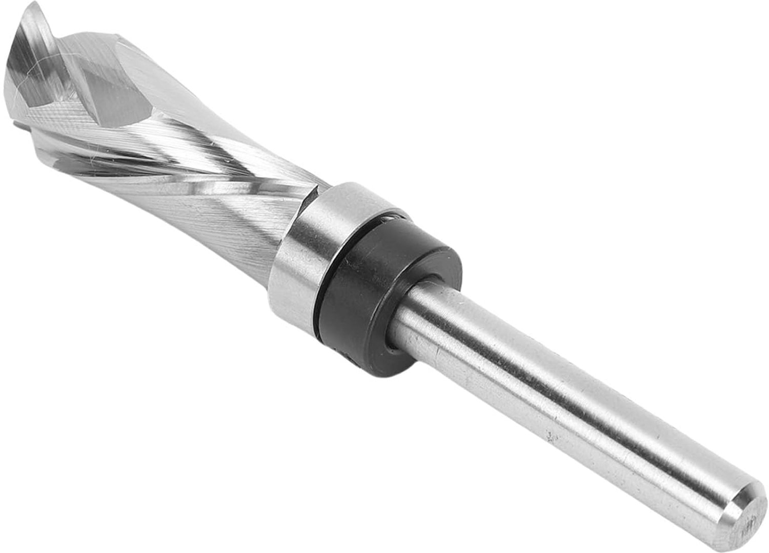 Aqxreight Compressie Flush Trim Router Bit 1/4 Inch Schacht, Wolfraam Staal Spiraal Up/Down Bit met Bovenste Lager voor Trimmen & Sleuven, Past op Spaanplaat, Mdf, Multiplex