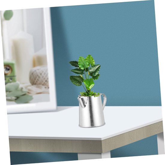 3stuks Delige Retro Ijzeren Bloempot Met Handvatten Decoratieve Plantcontainers Voor Bruiloften Feesten Voor Bloemarrangementen Planten — afbeelding 3