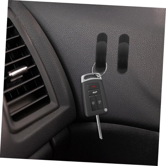 4 stuks Creatieve Auto Achterbank Haken Duurzame Zelfklevende Haken voor Sleutels Handtassen Kabels Ruimtebesparende Accessoires voor Auto Keuken Woonkamer — afbeelding 2