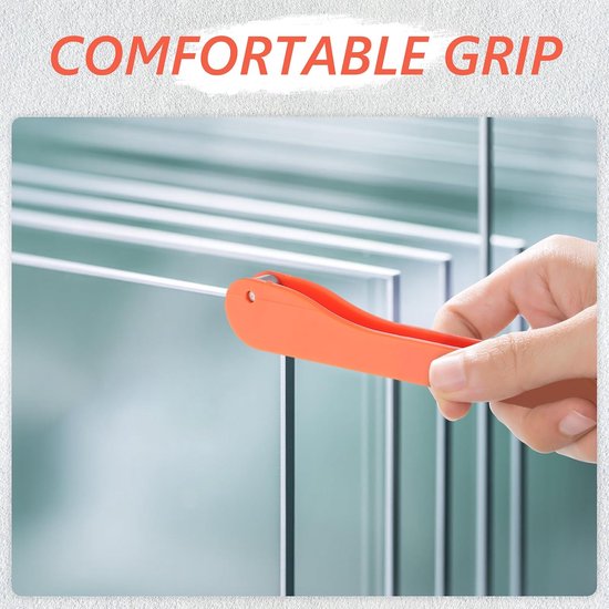 4 Stuks Delige Set Hand Foiler voor Gebrandschilderd Glas met Ergonomische Grip Koperen Folie Burnisher voor Nauwkeurige Moeiteloze Afwerking van Kleurrijke Glasprojecten — afbeelding 2