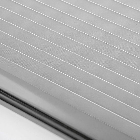 Sonello Plisségordijn Zonder Boren 75x200 cm Plissé Klemmfix Grijs — afbeelding 2