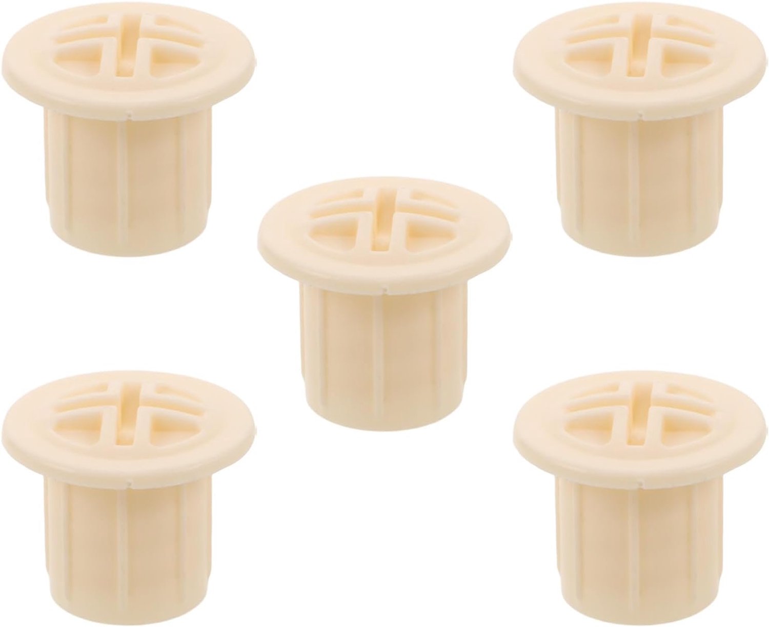 Happyyami 5 stuks kunststof schuifschroefdoppen: bevestigingsschroefdoppen met een binnendiameter van 1,8 cm voor speeltoestellen - weerbestendige accessoires voor extra veiligheid