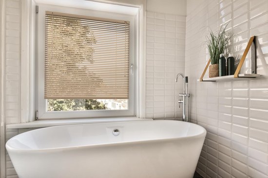 Sonello Aluminium Jaloezie voor Binnenshuis 50x130cm Klemmfix Beige — afbeelding 5