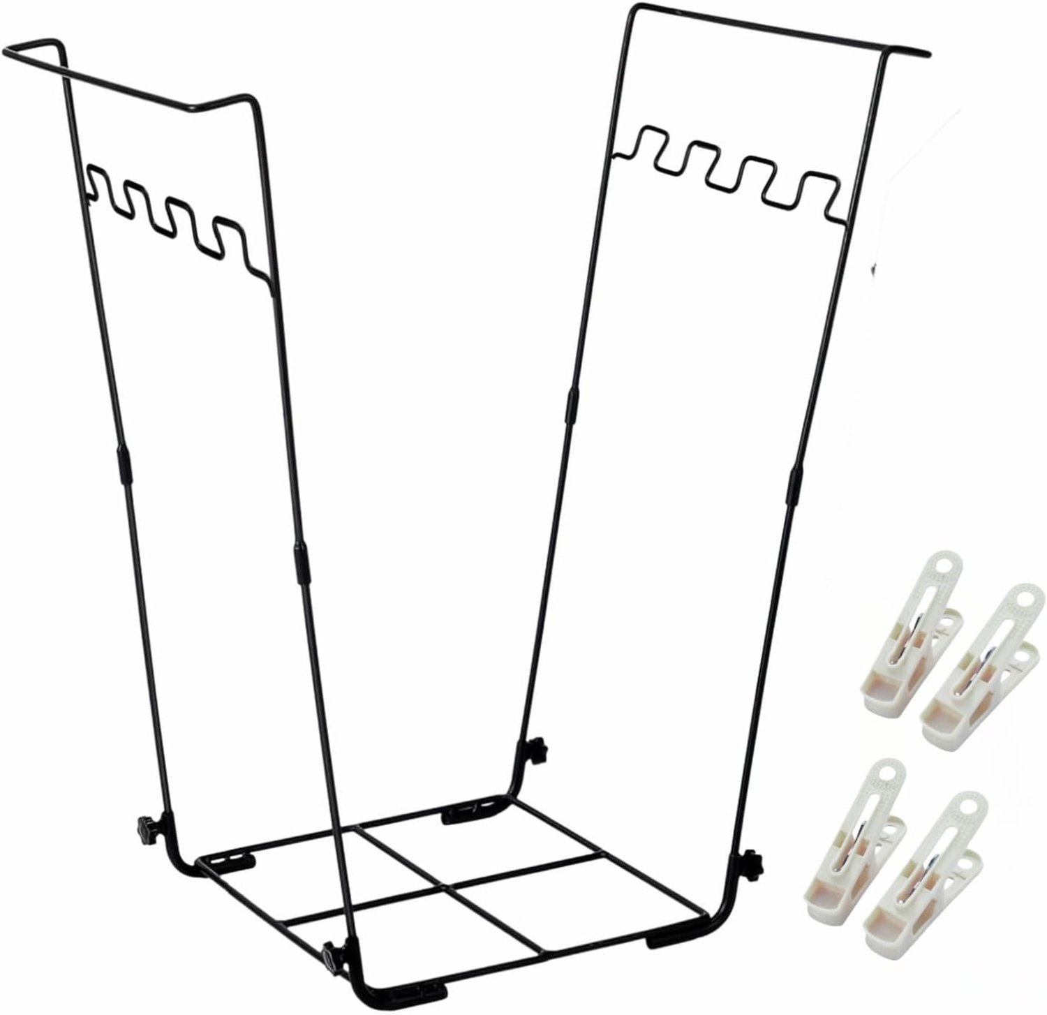 Niurui Vuilniszakstandaard voor de tuin, bladerzakstandaard voor buiten, multifunctionele vuilniszakstandaard van metaal, met een capaciteit van 30-45 gallon voor bladeren, ca