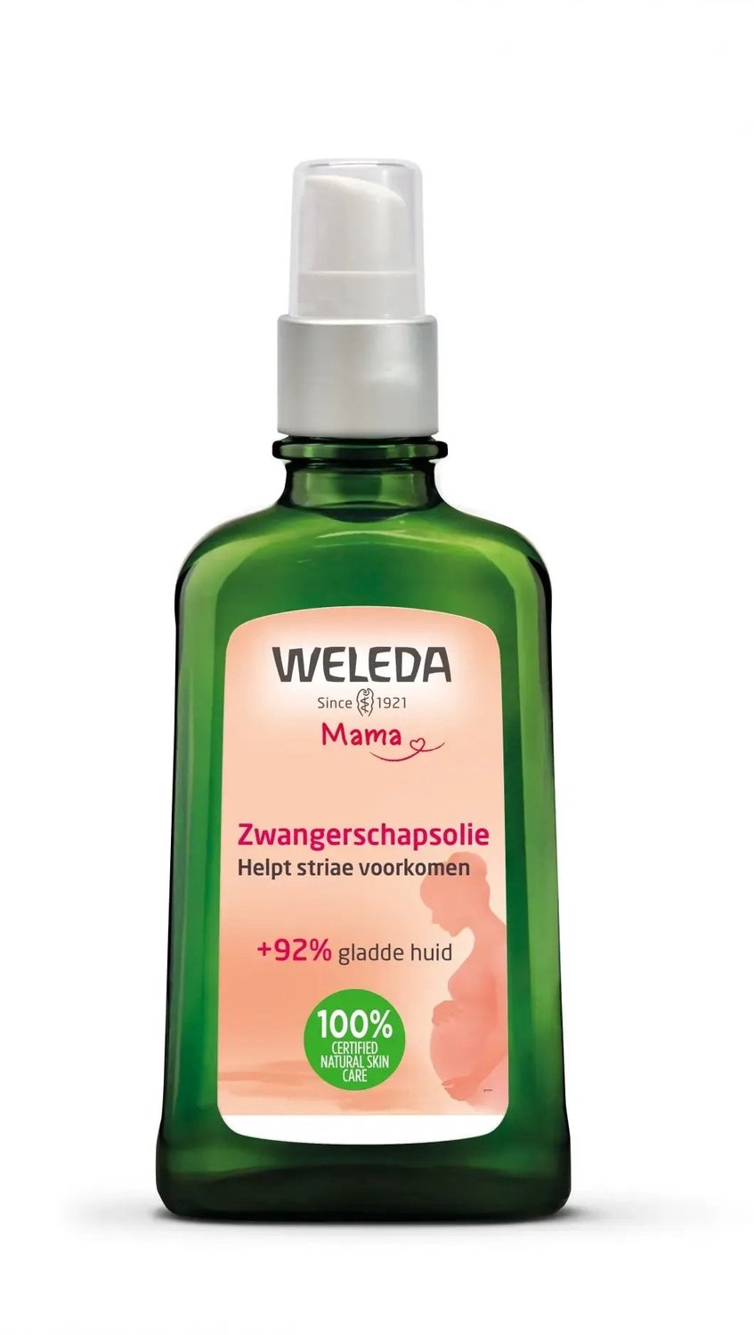 Bol.com WELEDA Zwangerschapsolie - Lavendel, Wilde Roos & Sinaasappel - Voorkomt & Vermindert Striae - 100% Natuurlijke Ingredië... aanbieding