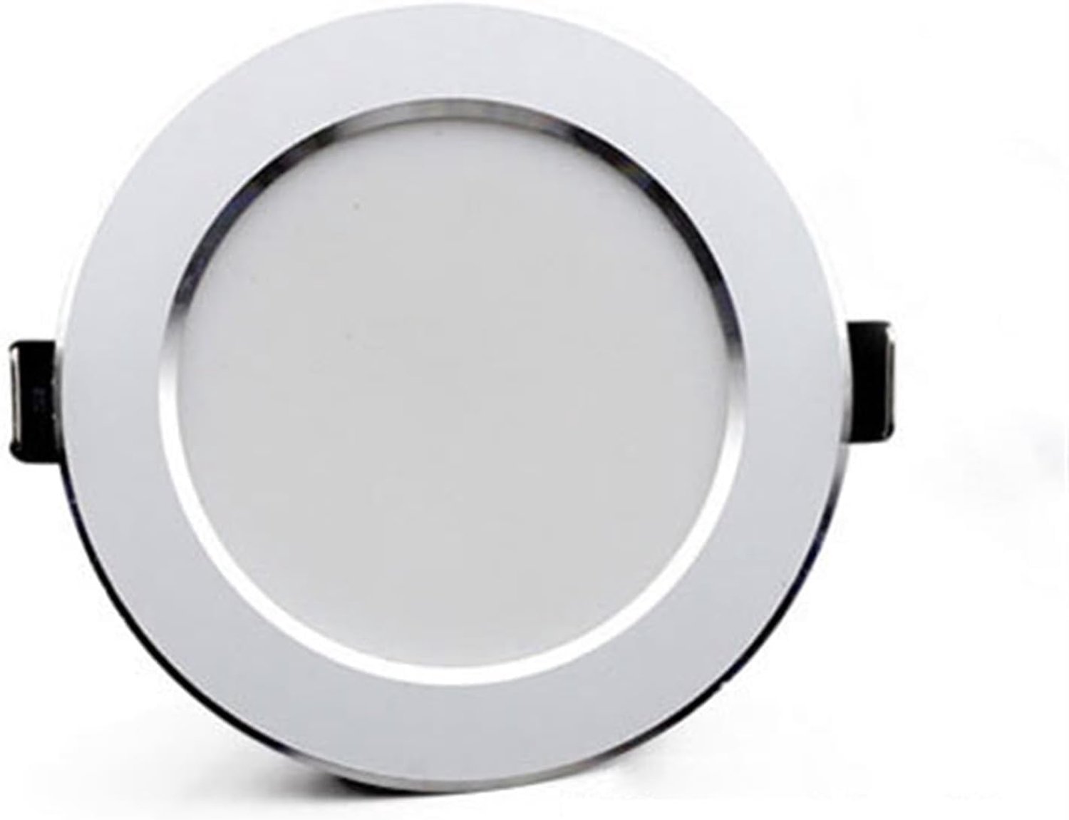 Downlight 18w 15w 12w 9w 7w Zilver Wit Shell Ac220v 230v Spot Led Lamp Downlight Ronde Inbouwspot, Warm White, SILVER SHELL_7W