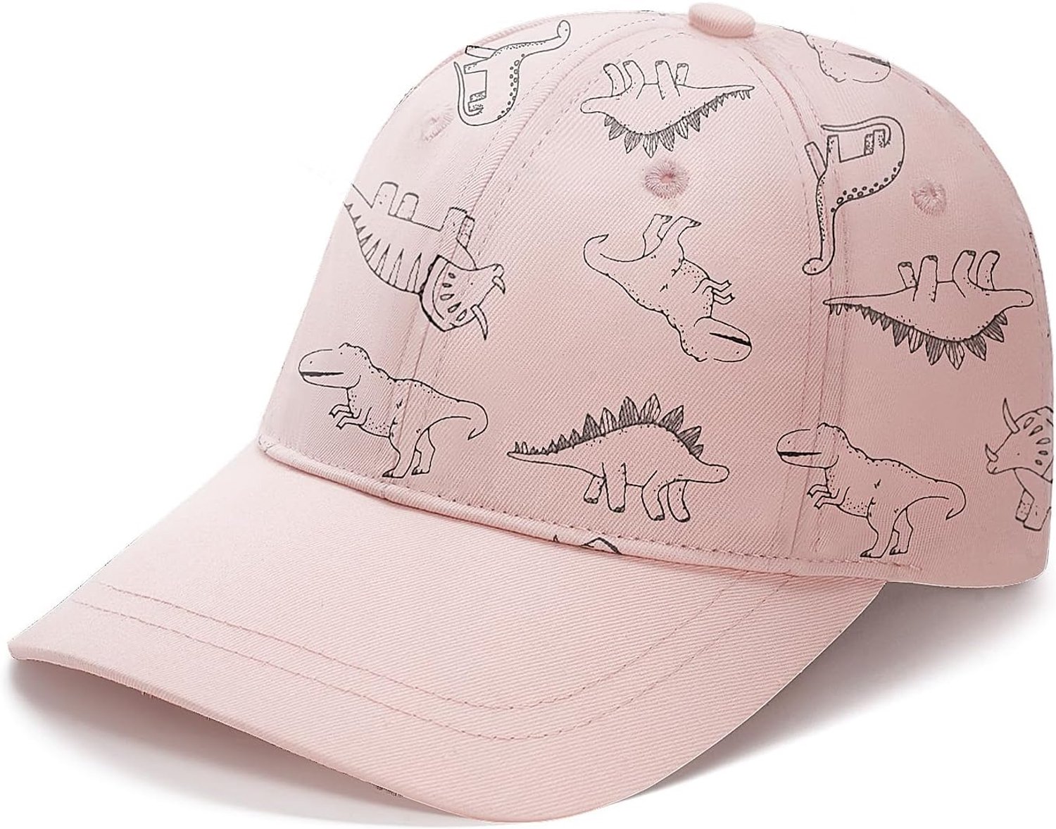 Voqeen Peuter Baseball Cap Zomer Zonnehoed voor Jongens Meisjes Verstelbare Dinosaurus Caps Baby Brethable Katoen Zonnehoed voor Kinderen