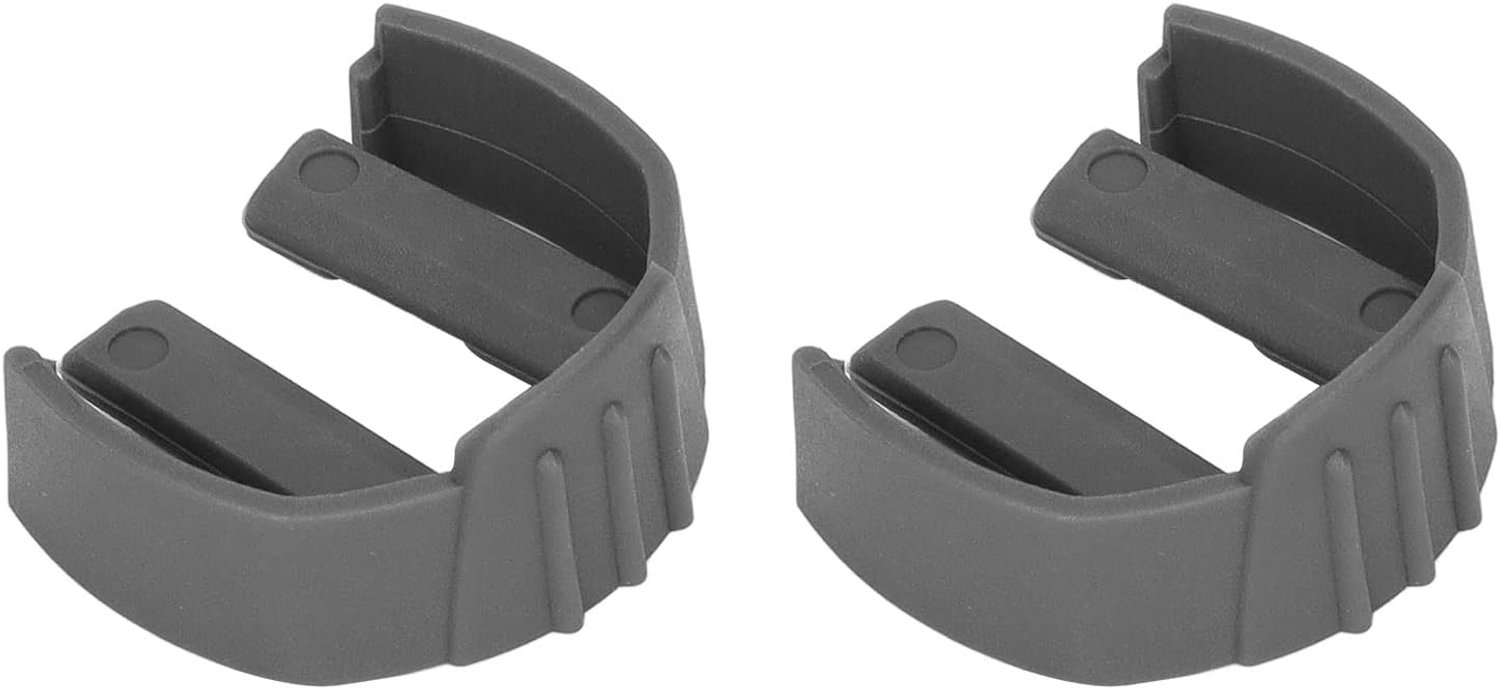 2 Stks Hogedrukreiniger Snelkoppeling Gesp Auto Wasmachine C Clip Vervanging Deel voor K2 K3 K7 (Grijs)