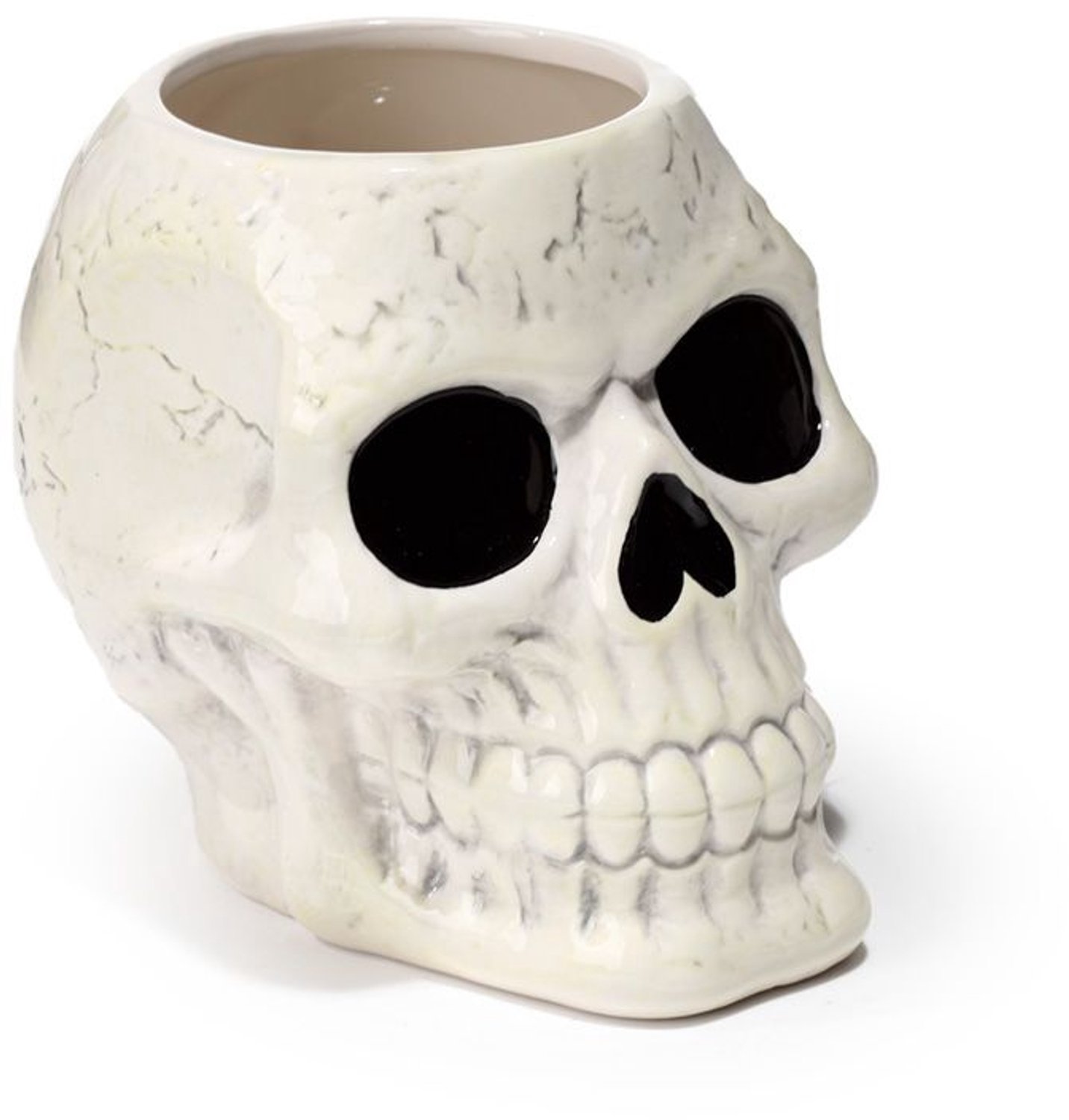 Unieke Vaas in de Vorm van een Schedel - Decoratieve Pot voor Binnen