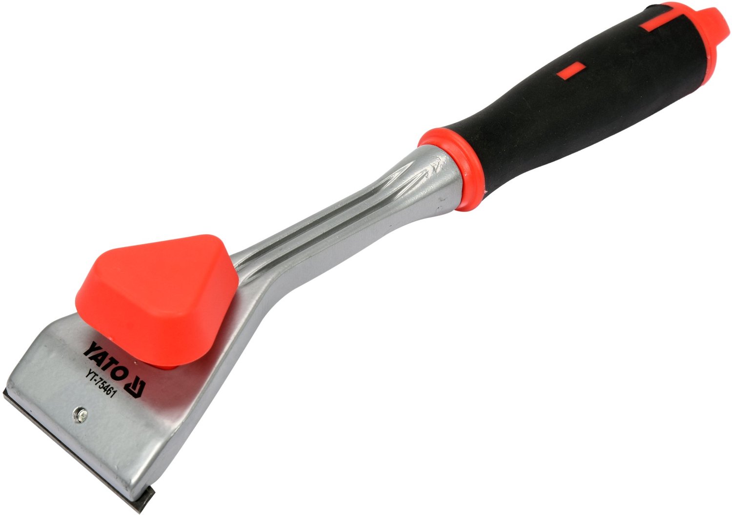 Professionele Verfschraper 62 mm - Met Extra Handgreep & Messenmagazijn - Aluminium Behuizing - TPR Softgrip - Verfkrabber 290 mm