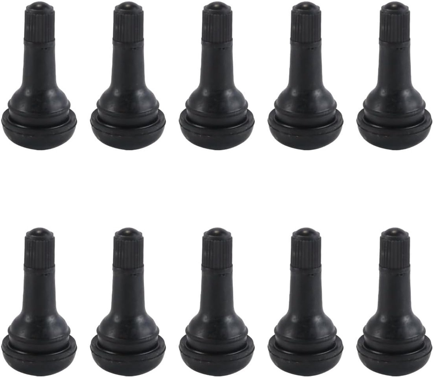 10 Stuks Rubber Tire Valve Handvat TR415 - Vervangingsonderdelen voor Auto Wielen, Geschikt voor Tubeless Velgen en Banden