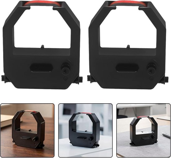 2 Stuks Wear Resistant Print Ribbon Holder Bracket For Recorder Attendance Machine Desktop Storage Rack Compatible With Employee Clock Parts — afbeelding 5