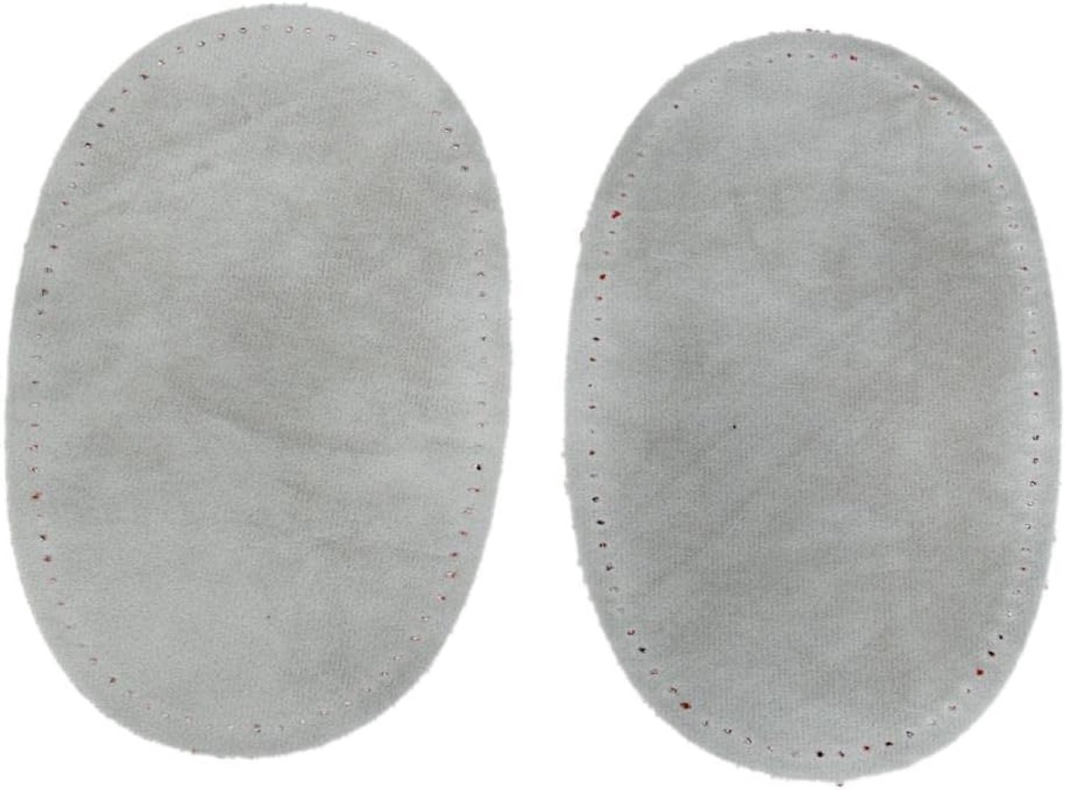 1 paar naaien ovale elleboog/knie patches koord corduroy jeans reparatie ambachtelijke naaien applicatie - grijs