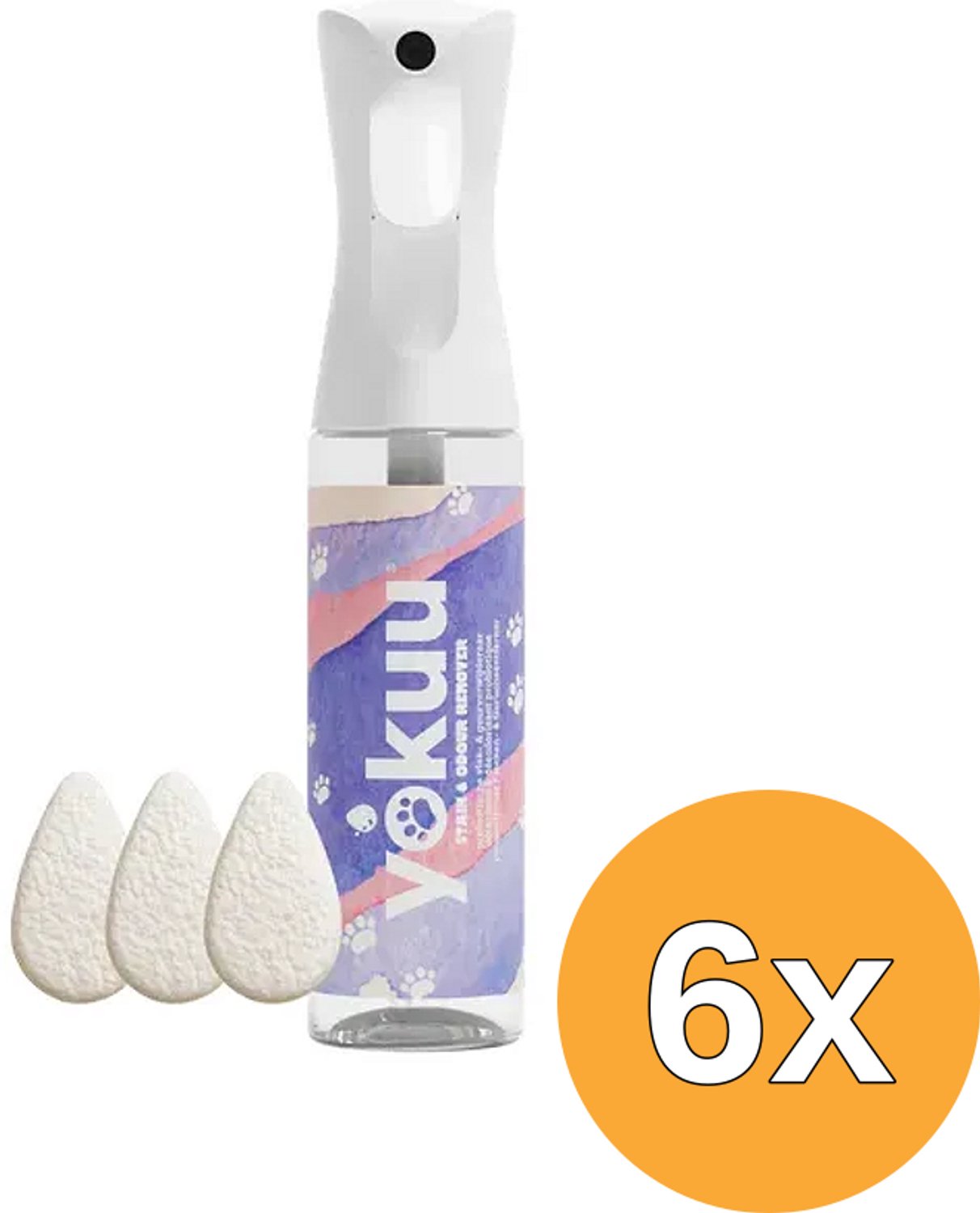 6x Yokuu Huisdier Vlek- en Geurverwijderaar Start (1 stuk)