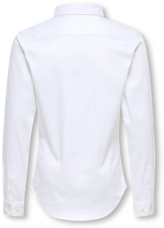 Only & Sons - Blouse - Overhemd - OSJJIM - Bright White - Maat 146