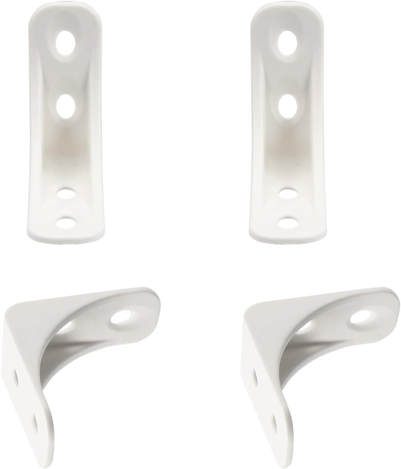 Hoekbeugels 39x39x16mm - Plastic - 4 gaten - Ideaal voor meubelreparatie - 50 stuks - ShopVlot