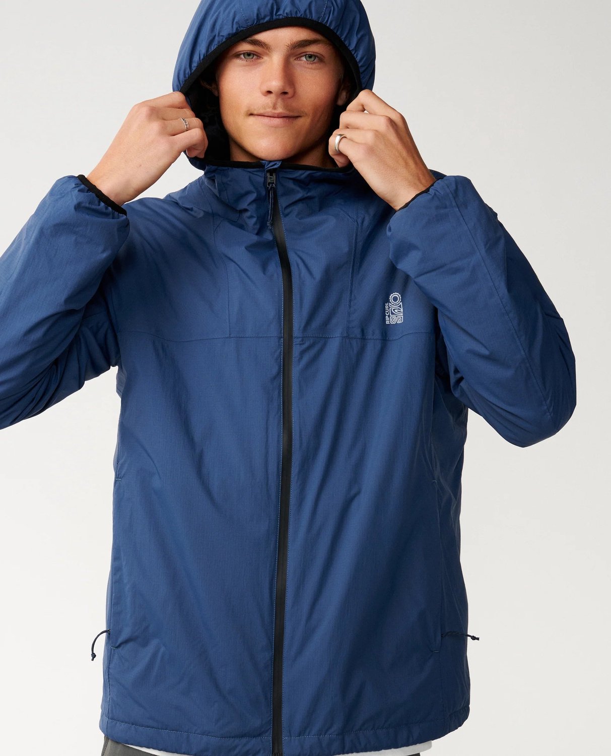 Rip Curl S-Series Packable Pufferjacket Light Blauw