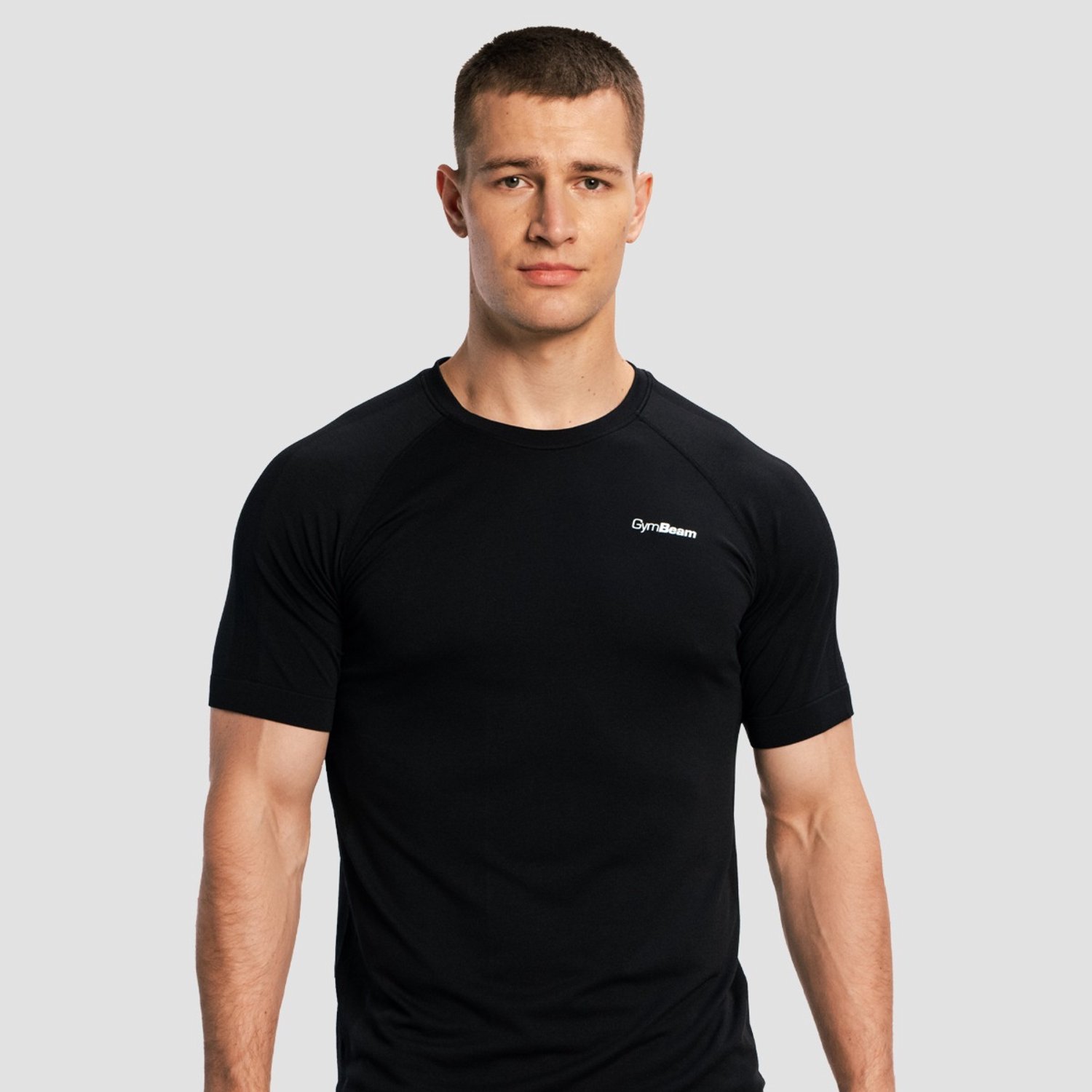 GymBeam Heren Pulse X Hardloop T-shirt Zwart L