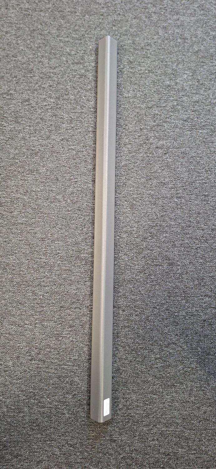 Hoekbeschermer Zelfklevende Stootbescherming voor Hoek 100 cm x 4,5 cm x 4,5 cm kleur donker grijs