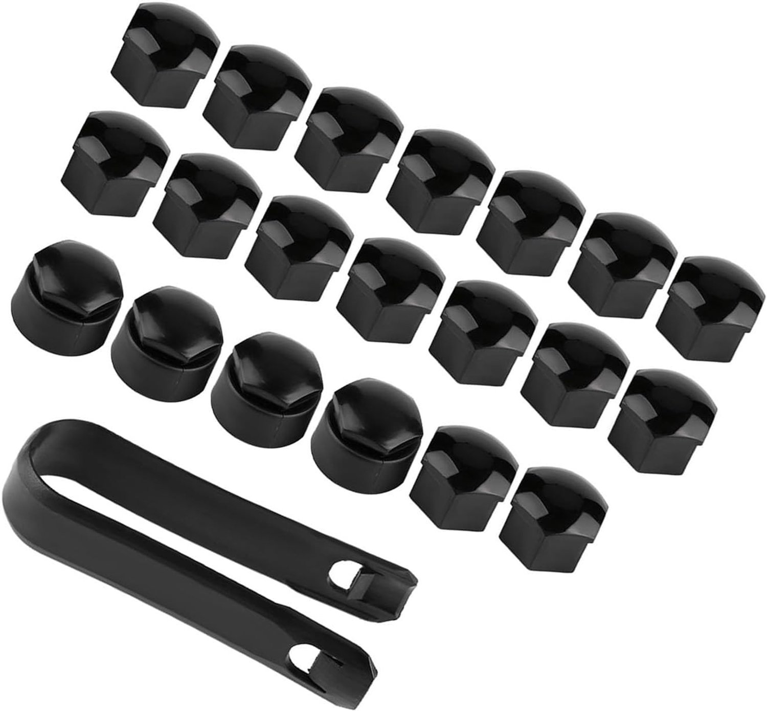 Anti-diefstal Wielmoer Rim Covers - 20 Stuks Beschermende Caps voor Auto Velgen 17mm